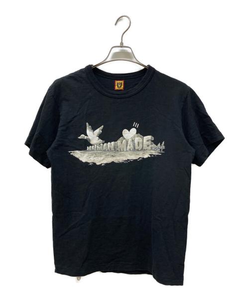 HUMAN MADE（ヒューマンメイド）HUMAN MADE (ヒューマンメイド) グラフィックTシャツ ブラック サイズ:Ⅼの古着・服飾アイテム