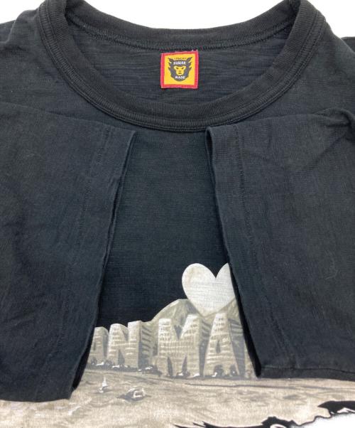 HUMAN MADE（ヒューマンメイド）HUMAN MADE (ヒューマンメイド) グラフィックTシャツ ブラック サイズ:Ⅼの古着・服飾アイテム