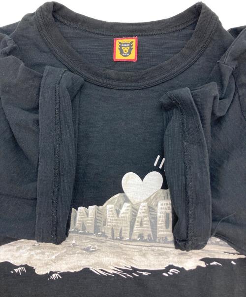 HUMAN MADE（ヒューマンメイド）HUMAN MADE (ヒューマンメイド) グラフィックTシャツ ブラック サイズ:Ⅼの古着・服飾アイテム