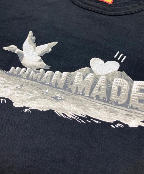 HUMAN MADE（ヒューマンメイド）HUMAN MADE (ヒューマンメイド) グラフィックTシャツ ブラック サイズ:Ⅼの古着・服飾アイテム