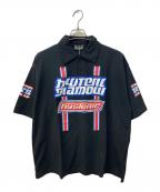 Hysteric Glamourヒステリックグラマー）の古着「HG PIT CREW シャツ/ポロシャツ」｜ブラック