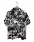 Hysteric Glamour（ヒステリックグラマー）の古着「DENNIS MORRIS/SID 1977柄/オープンカラーシャツ」｜グレー