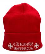 CHROME HEARTSクロムハーツ）の古着「WOOL WATCH CAP/ニット帽」｜レッド