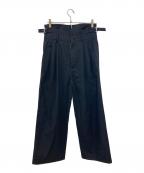 IRENISAイレニサ）の古着「HIGH WAIST PANTS/ハイウエストスラックス」｜ブラック