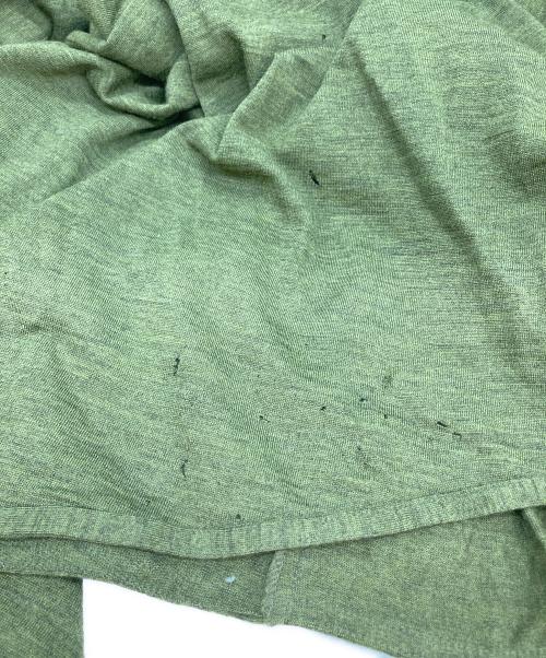 ISSEY MIYAKE（イッセイミヤケ）ISSEY MIYAKE (イッセイミヤケ) シャーリングウールスカート グリーン サイズ:9の古着・服飾アイテム