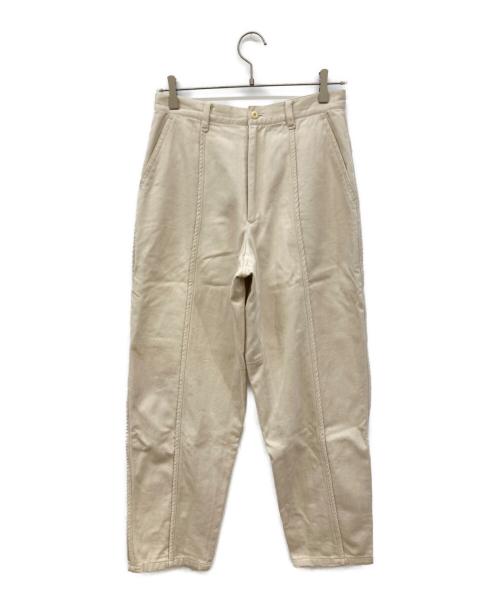 ISSEY MIYAKE MEN（イッセイミヤケメン）ISSEY MIYAKE MEN (イッセイミヤケメン) カツラギパンツ アイボリー サイズ:Ⅿの古着・服飾アイテム