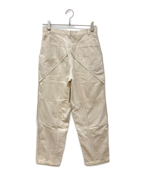 ISSEY MIYAKE MEN（イッセイミヤケメン）ISSEY MIYAKE MEN (イッセイミヤケメン) カツラギパンツ アイボリー サイズ:Ⅿの古着・服飾アイテム