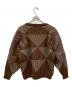 ISSEY MIYAKE MEN (イッセイミヤケメン) ショルダーパッチニット ブラウン サイズ:表記なし：23000円