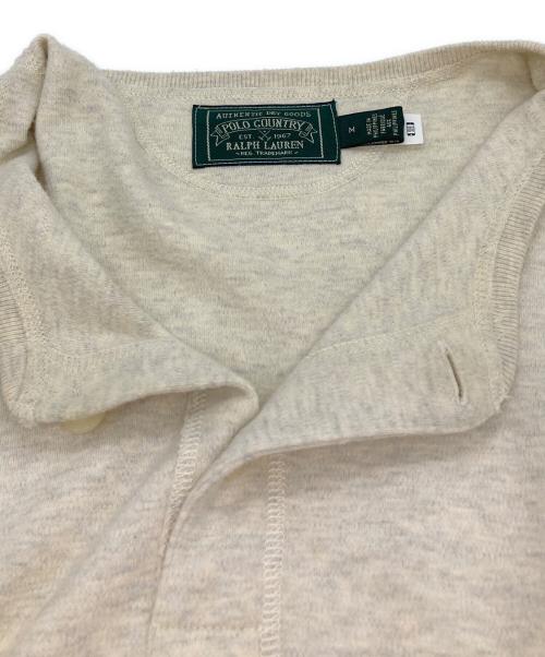 POLO COUNTRY（ポロカントリー）POLO COUNTRY (ポロカントリー) ヘンリーネックカットソー グレー サイズ:Ⅿの古着・服飾アイテム