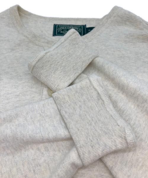 POLO COUNTRY（ポロカントリー）POLO COUNTRY (ポロカントリー) ヘンリーネックカットソー グレー サイズ:Ⅿの古着・服飾アイテム