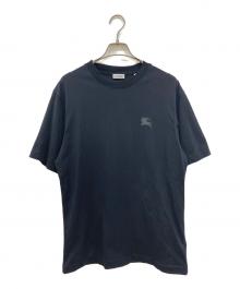 BURBERRY（バーバリー）の古着「ロゴプリントTシャツ」｜ブラック