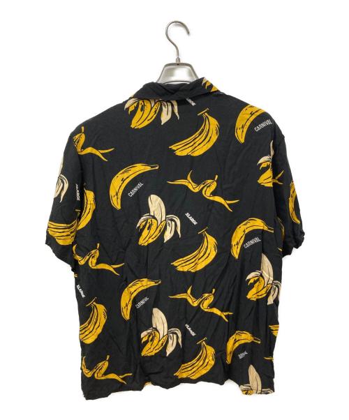 X-LARGE（エクストララージ）X-LARGE (エクストララージ) バナナ柄レーヨンシャツ ブラック サイズ:Ⅼの古着・服飾アイテム