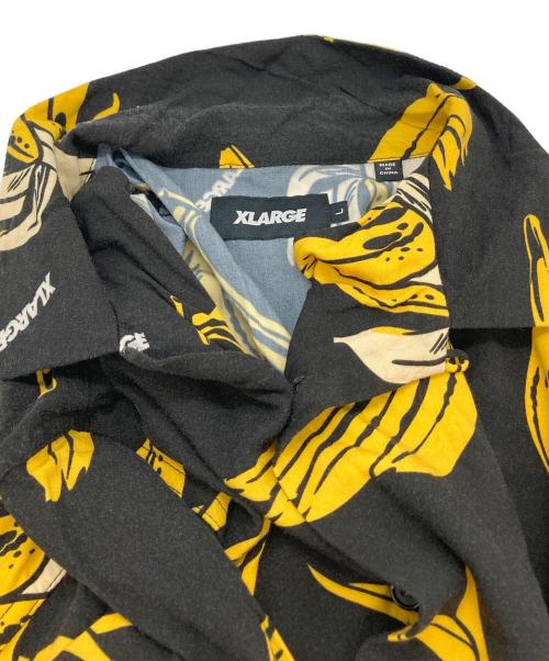 X-LARGE（エクストララージ）X-LARGE (エクストララージ) バナナ柄レーヨンシャツ ブラック サイズ:Ⅼの古着・服飾アイテム