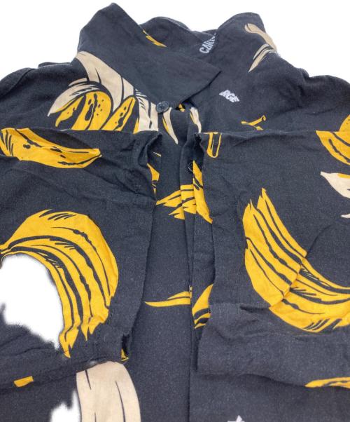 X-LARGE（エクストララージ）X-LARGE (エクストララージ) バナナ柄レーヨンシャツ ブラック サイズ:Ⅼの古着・服飾アイテム