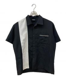 steady customs（ステディカスタムズ）の古着「ボーリングシャツ」｜ブラック