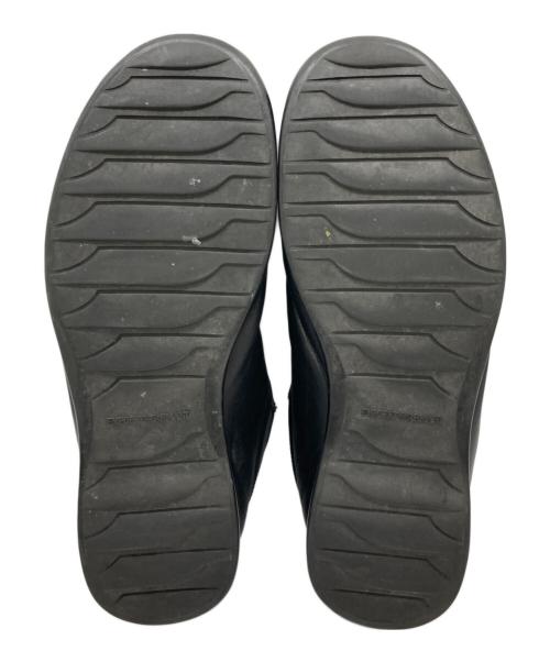 EMPORIO ARMANI（エンポリオアルマーニ）EMPORIO ARMANI (エンポリオアルマーニ) レザーローカットスニーカー ブラック サイズ:42の古着・服飾アイテム