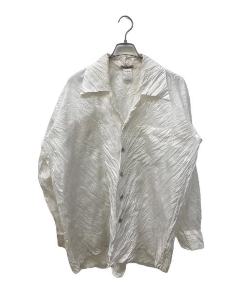 ISSEY MIYAKE（イッセイミヤケ）ISSEY MIYAKE (イッセイミヤケ) シワ加工シャツ ブルー サイズ:Ｍの古着・服飾アイテム
