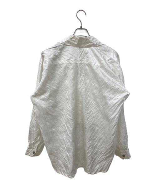ISSEY MIYAKE（イッセイミヤケ）ISSEY MIYAKE (イッセイミヤケ) シワ加工シャツ ブルー サイズ:Ｍの古着・服飾アイテム
