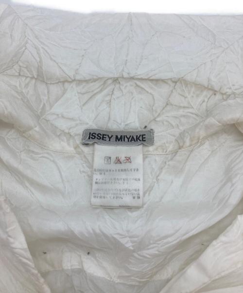 ISSEY MIYAKE（イッセイミヤケ）ISSEY MIYAKE (イッセイミヤケ) シワ加工シャツ ブルー サイズ:Ｍの古着・服飾アイテム