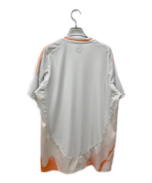 adidas（アディダス）adidas (アディダス) ゲームシャツ ベージュ サイズ:2XLの古着・服飾アイテム