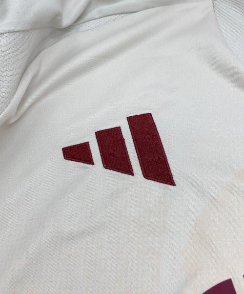 adidas（アディダス）adidas (アディダス) ゲームシャツ ベージュ サイズ:2XLの古着・服飾アイテム