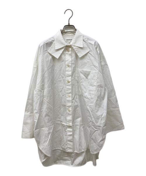 ENFOLD（エンフォルド）ENFOLD (エンフォルド) SOMELOS/ブロードシャツワンピース ホワイト サイズ:Ｍの古着・服飾アイテム