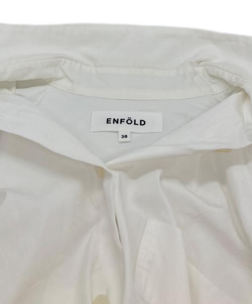ENFOLD（エンフォルド）ENFOLD (エンフォルド) SOMELOS/ブロードシャツワンピース ホワイト サイズ:Ｍの古着・服飾アイテム