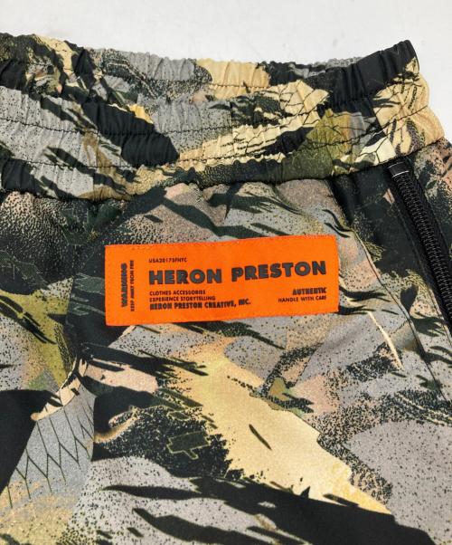 HERON PRESTON（ヘロンプレストン）HERON PRESTON (ヘロンプレストン) 総柄イージーパンツ ブラック サイズ:Mの古着・服飾アイテム