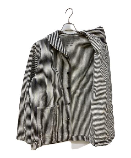 BUZZ RICKSON'S（バズリクソンズ）Buzz Rickson's (バズリクソンズ) ヒッコリーカバーオール インディゴ×アイボリー サイズ:40の古着・服飾アイテム