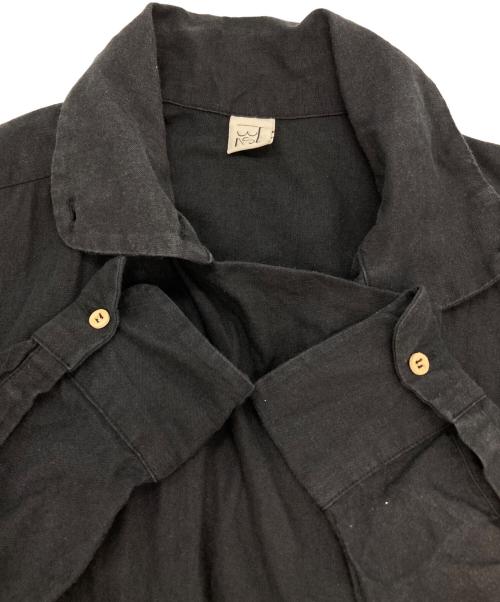 BASERANGE（ベースレンジ）BASERANGE (ベースレンジ) リネンブレンドジャンプスーツ ブラック サイズ:Sの古着・服飾アイテム