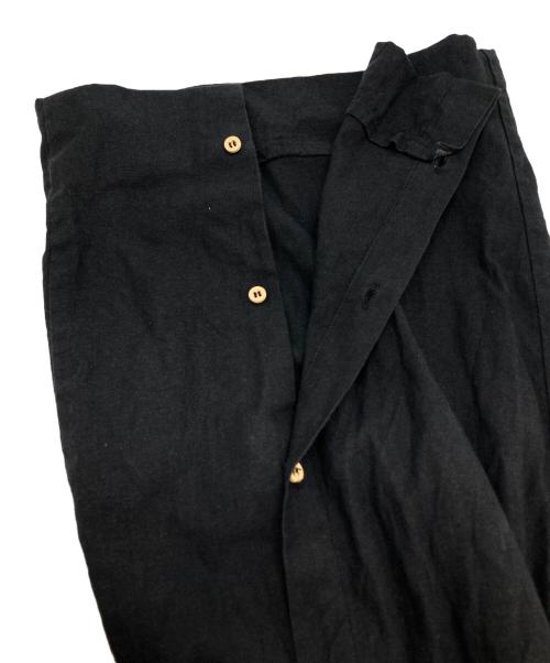BASERANGE（ベースレンジ）BASERANGE (ベースレンジ) リネンブレンドジャンプスーツ ブラック サイズ:Sの古着・服飾アイテム