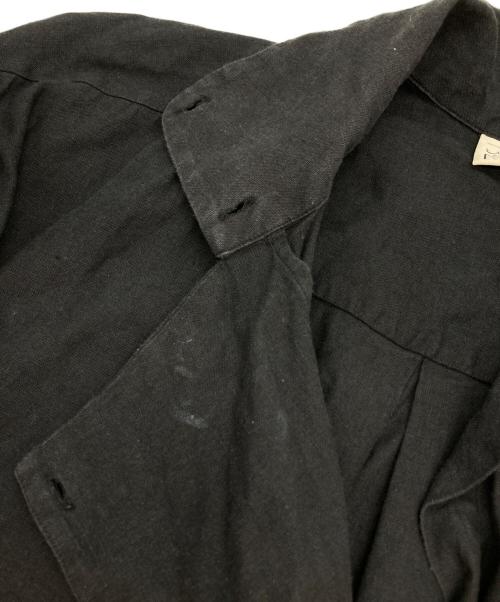BASERANGE（ベースレンジ）BASERANGE (ベースレンジ) リネンブレンドジャンプスーツ ブラック サイズ:Sの古着・服飾アイテム