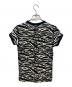 Jean Paul Gaultier homme (ジャンポールゴルチェオム) ゼブラ柄カットソー アイボリー×ブラック サイズ:表記なし：12000円