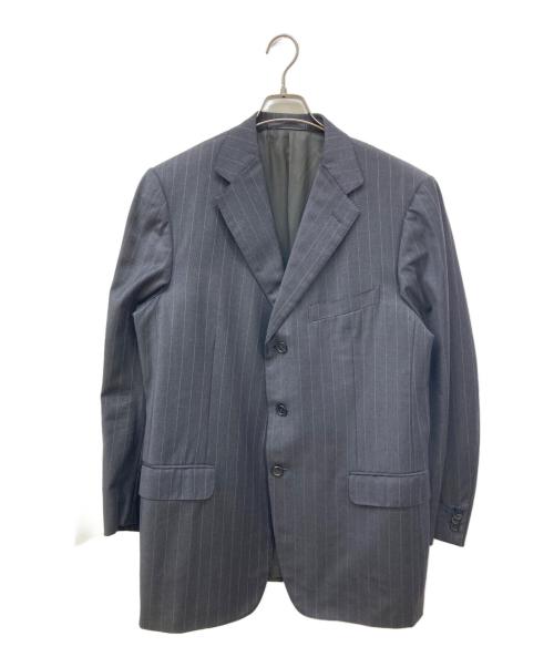 ERMENEGILDO ZEGNA（エルメネジルド・ゼニア）ERMENEGILDO ZEGNA (エルメネジルド・ゼニア) テーラードジャケット グレー サイズ:表記なしの古着・服飾アイテム