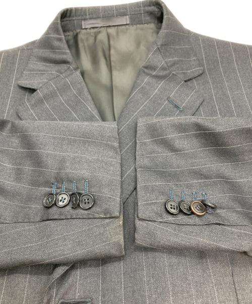 ERMENEGILDO ZEGNA（エルメネジルド・ゼニア）ERMENEGILDO ZEGNA (エルメネジルド・ゼニア) テーラードジャケット グレー サイズ:表記なしの古着・服飾アイテム