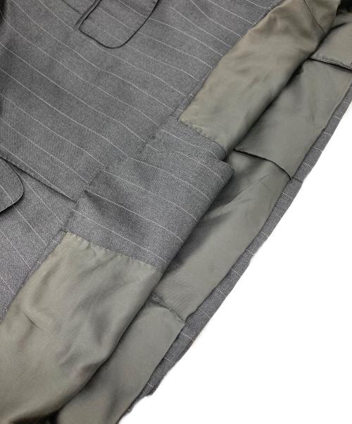 ERMENEGILDO ZEGNA（エルメネジルド・ゼニア）ERMENEGILDO ZEGNA (エルメネジルド・ゼニア) テーラードジャケット グレー サイズ:表記なしの古着・服飾アイテム