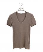 BRUNELLO CUCINELLIブルネロクチネリ）の古着「カットソー」｜ブラウン