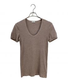 BRUNELLO CUCINELLI（ブルネロクチネリ）の古着「カットソー」｜ブラウン