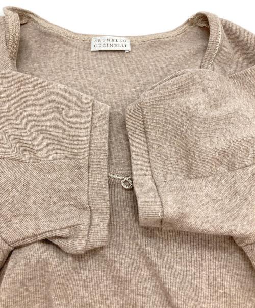 BRUNELLO CUCINELLI（ブルネロクチネリ）BRUNELLO CUCINELLI (ブルネロクチネリ) カットソー ブラウン サイズ:表記なしの古着・服飾アイテム