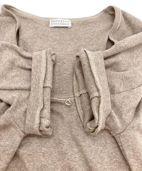 BRUNELLO CUCINELLI（ブルネロクチネリ）BRUNELLO CUCINELLI (ブルネロクチネリ) カットソー ブラウン サイズ:表記なしの古着・服飾アイテム