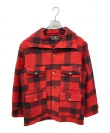 Hirsch weis（ハーシュワイス）の古着「30'sマッキーノジャケット」｜レッド×ブラック