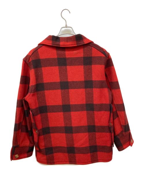 Hirsch weis（ハーシュワイス）hirsch weis (ハーシュワイス) 30'sマッキーノジャケット レッド×ブラック サイズ:‐の古着・服飾アイテム
