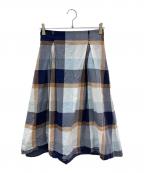 BLUE LABEL CRESTBRIDGEブルーレーベルクレストブリッジ）の古着「スカート」｜ネイビー