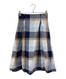 BLUE LABEL CRESTBRIDGE（ブルーレーベルクレストブリッジ）の古着「スカート」｜ネイビー