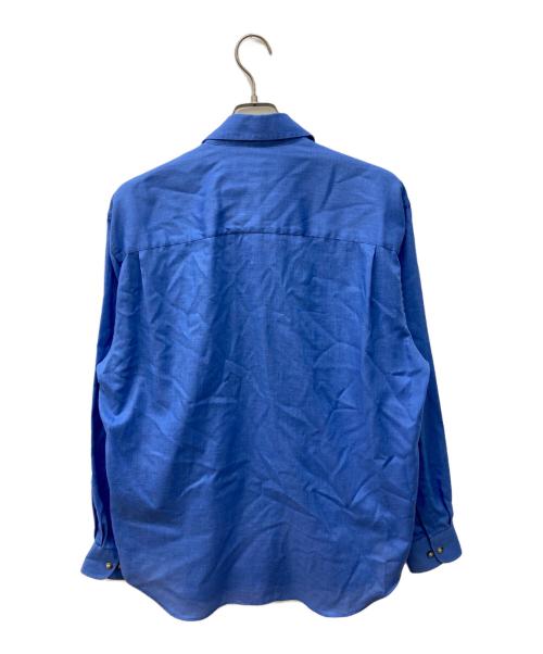 Yves Saint Laurent（イヴサンローラン）Yves Saint Laurent (イヴサンローラン) シャツ ブルー サイズ:16の古着・服飾アイテム