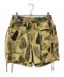 SASQUATCHfabrix.（サスクワッチファブリックス）の古着「MOKUME STANP SHORTS/ショーツ」｜イエロー