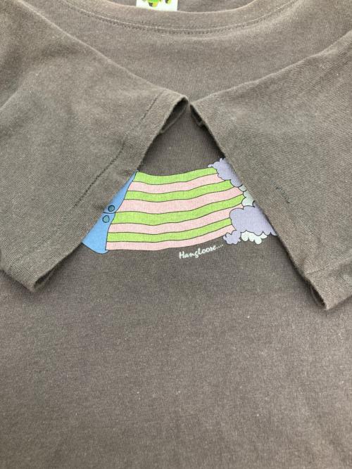 SASQUATCHfabrix.（サスクワッチファブリックス）SASQUATCHfabrix. (サスクワッチファブリックス) プリントTシャツ ブラウン サイズ:記載なしの古着・服飾アイテム