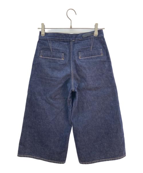 DRAWER（ドゥロワー）DRAWER (ドゥロワー) デニムガウチョパンツ インディゴ サイズ:SIZE 34の古着・服飾アイテム