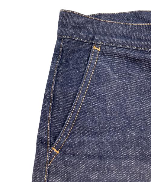 DRAWER（ドゥロワー）DRAWER (ドゥロワー) デニムガウチョパンツ インディゴ サイズ:SIZE 34の古着・服飾アイテム