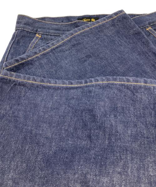 DRAWER（ドゥロワー）DRAWER (ドゥロワー) デニムガウチョパンツ インディゴ サイズ:SIZE 34の古着・服飾アイテム